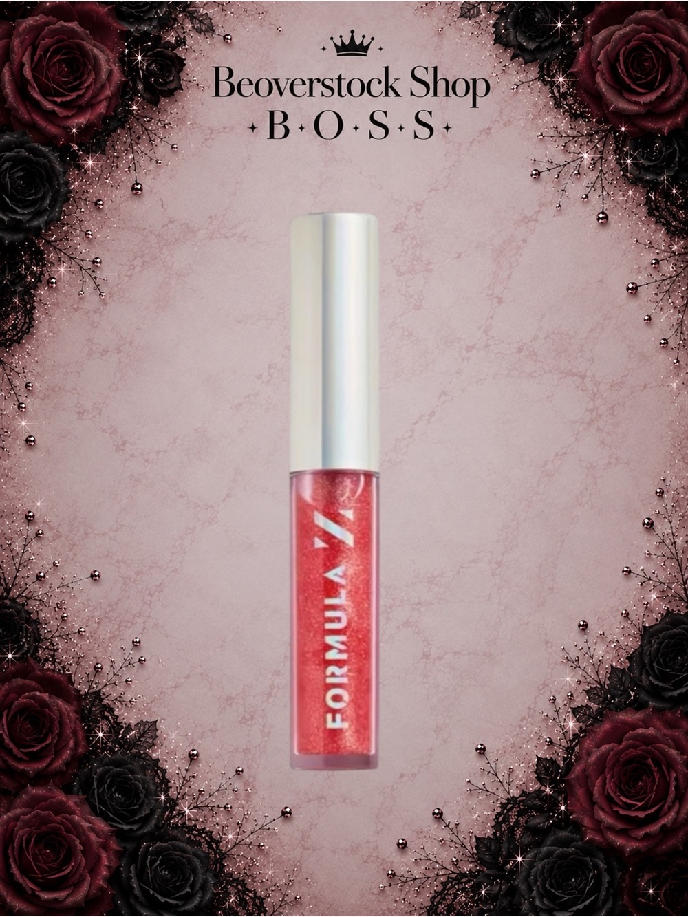 New FORMULA Z Luxe Diamond Lip Gloss Deluxe mini Makeup- Shade BOSS